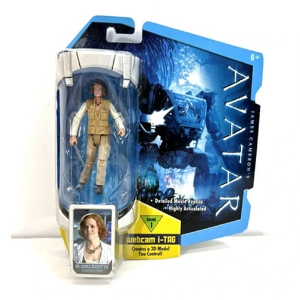 NEW‎ Avatar Dr. Grace Augustine Action Figure 2009 Mattel Webcam I-Tag